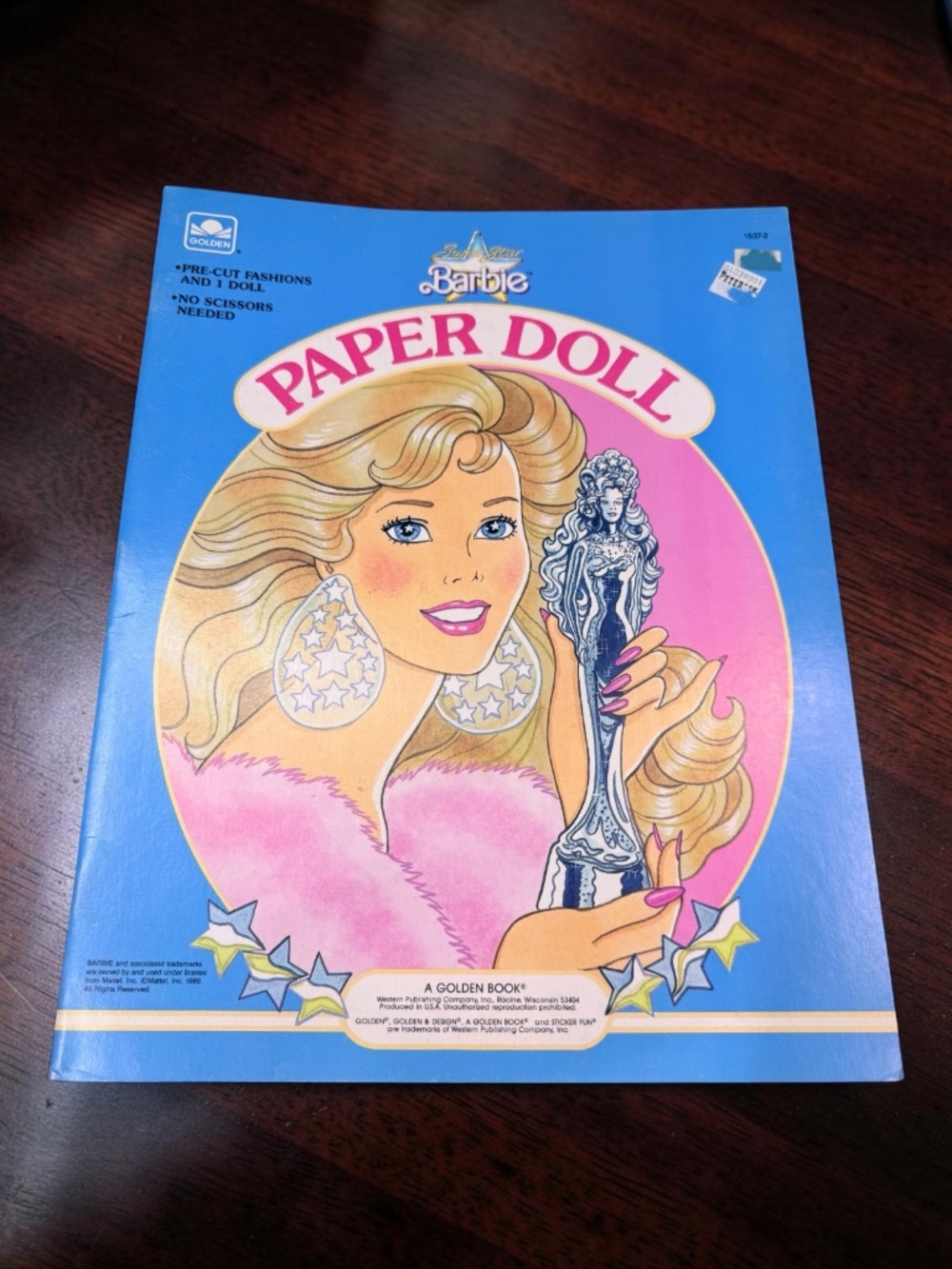 WESTERN PUBLISHING COMPANY, INC. 1989 Barbie Paper Doll Book